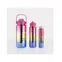 Set De 3 Termos Botella De Agua Motivacional Metalizados