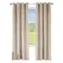 Cortina Blackout 100% 135x220cm Terciopelo Casatua set de 2