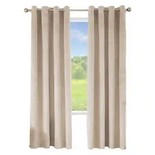 Cortina Blackout 100% 135x220cm Terciopelo Casatua set de 2