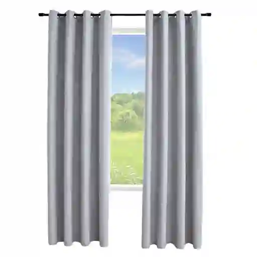 Cortina Blackout 100% 135x220cm Terciopelo Casatua set de 2
