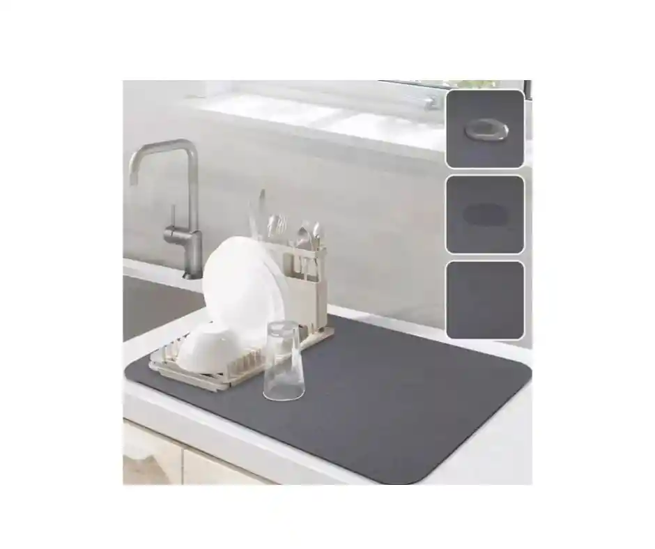 *tapete Loza Ultra Absorbente Secado Antideslizante Cocina. 30x40 Cm.