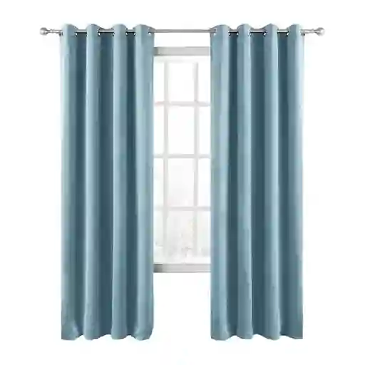 Cortina Blackout 100% 135x220cm Terciopelo Casatua set de 2