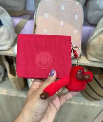 Billetera Kipl Rojo