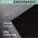 Cortina 100% Blackout Terciopelo Engomada 135x220 casatua x2