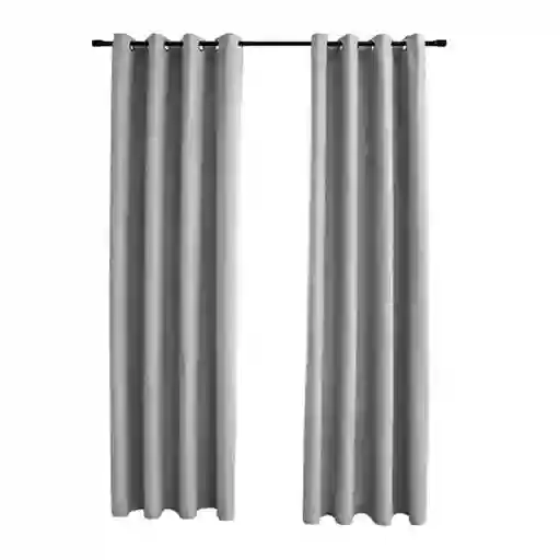 Cortina 100% Blackout Terciopelo Engomada 135x220 casatua x2