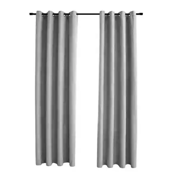 Cortina 100% Blackout Terciopelo Engomada 135x220 casatua x2