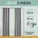 Cortina 100% Blackout Terciopelo Engomada 135x220 casatua x2