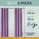 Cortina 100% Blackout Terciopelo Engomada 135x220 casatua x2