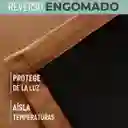 Cortina 100% Blackout Terciopelo Engomada 135x220 casatua x2