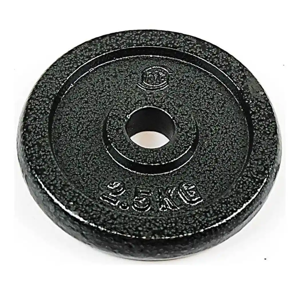 Combo Barra Mancuerna Individual 1pul (35cm) + Discos 2.5kg C/u
