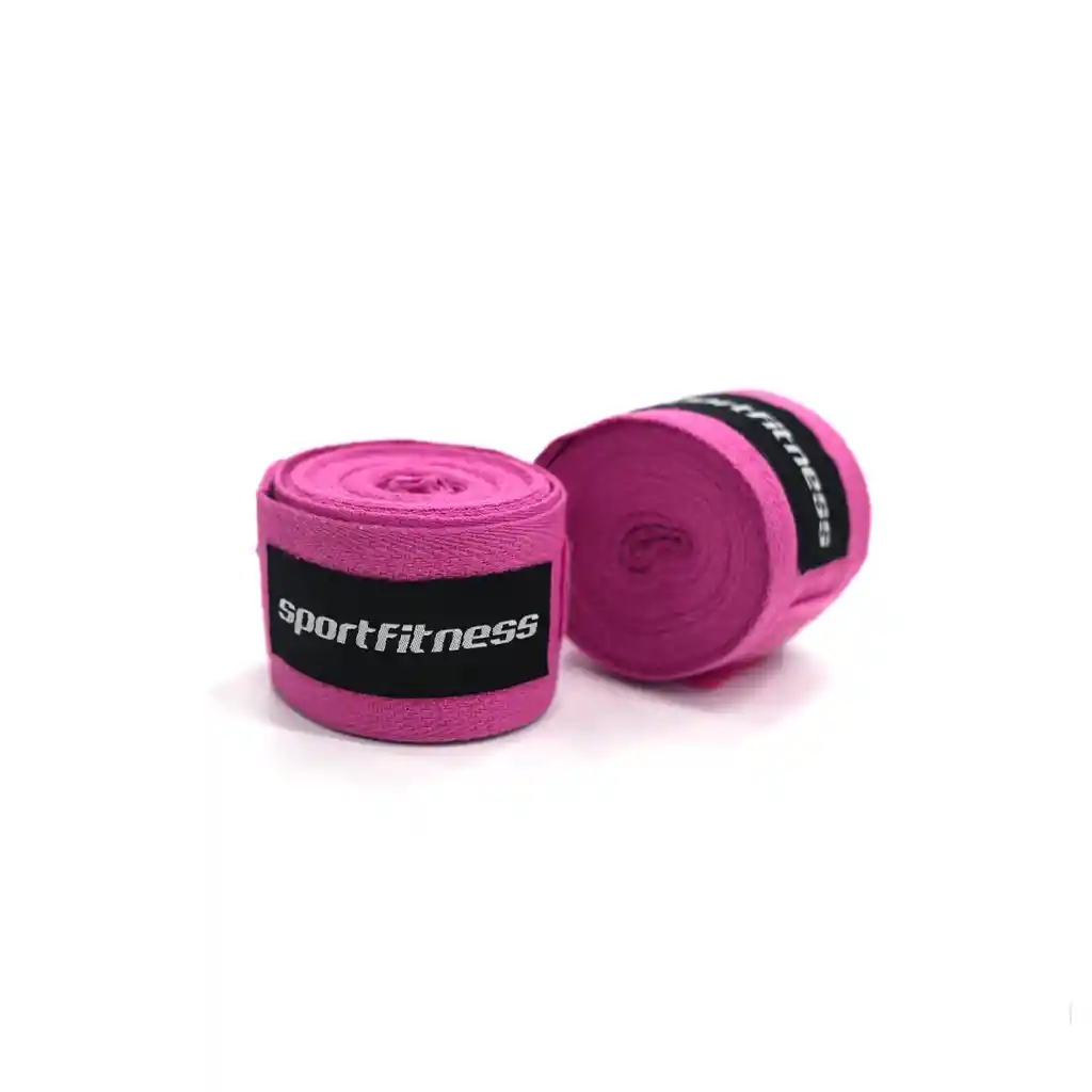 Vendajes Para Boxeo (setx2) Rosado Sportfitness