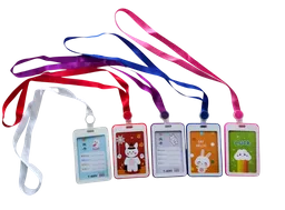 Porta Carnet De Plastico Colores Surtidos X 1