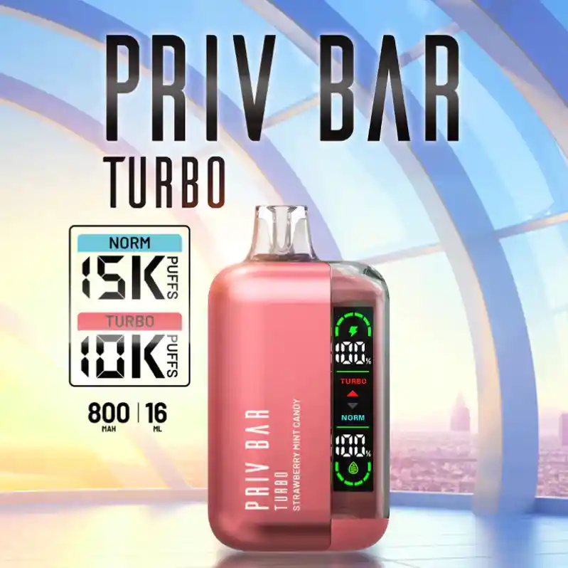 Vape 15.000 Puffs Priv Bar Alaska Mint