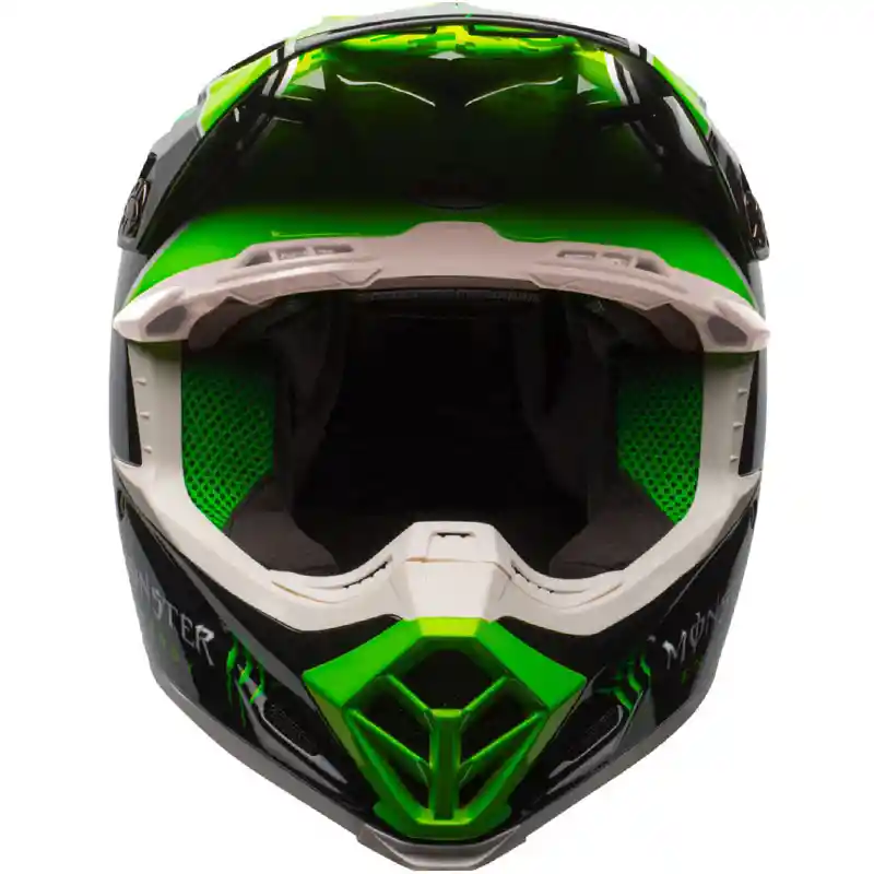 Casco Moto Cross Bell Moto-9 Fibra Carbono Tomac Monster Disponible Talla Xl