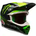 Casco Moto Cross Bell Moto-9 Fibra Carbono Tomac Monster Disponible Talla Xl