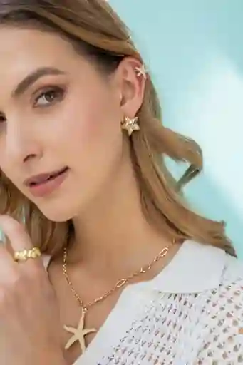 Aretes Estrella Brillante