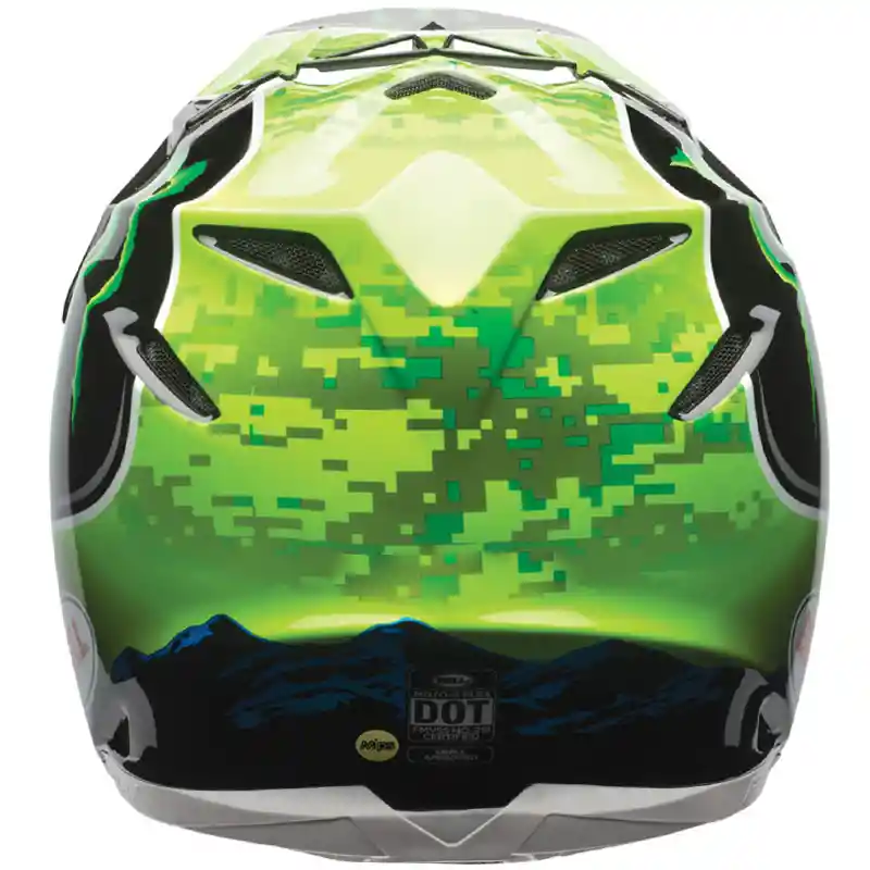 Casco Moto Cross Bell Moto-9 Fibra Carbono Tomac Monster Disponible Talla Xl