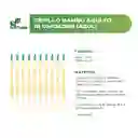 Cepillo De Dientes En Bambu Adulto Azul 10 Unidades Ecotrade