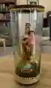 Adorno Virgen Del Carmen En Vaso De Cristal