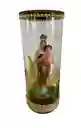 Adorno Virgen Del Carmen En Vaso De Cristal