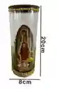 Adorno Virgen De Guadalupe En Vaso De Cristal