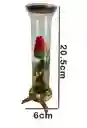 Rosa Artificial Decorativa En Cristal