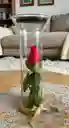 Rosa Artificial Decorativa En Cristal