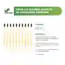 Cepillo De Dientes En Bambu Adulto Negro 10 Unidades Ecotrade