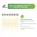 Cepillo De Dientes En Bambu Adulto Negro 10 Unidades Ecotrade