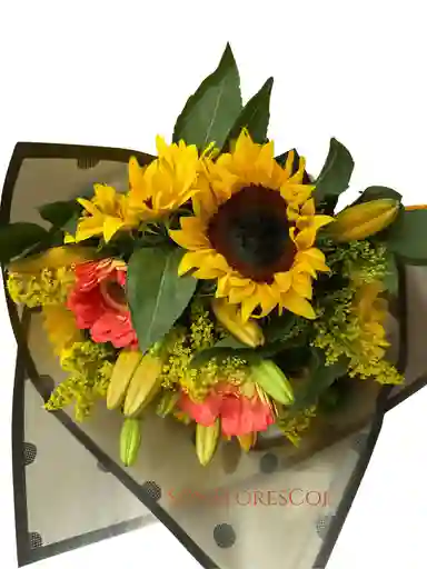 Flores ,lirios Y Girasoles (restauracion)