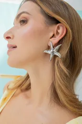 Aretes Silver Estrellita De Mar