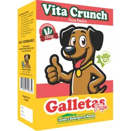Vita Crunch Snack Para Perro Galleta Avena 250 G