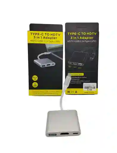 Adaptador Original Tipo C A Usb Hdmi Tipo C Macbook