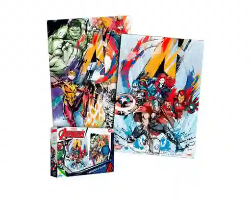 Rompecabezas Set X 2 De 500 Piezas Avengers