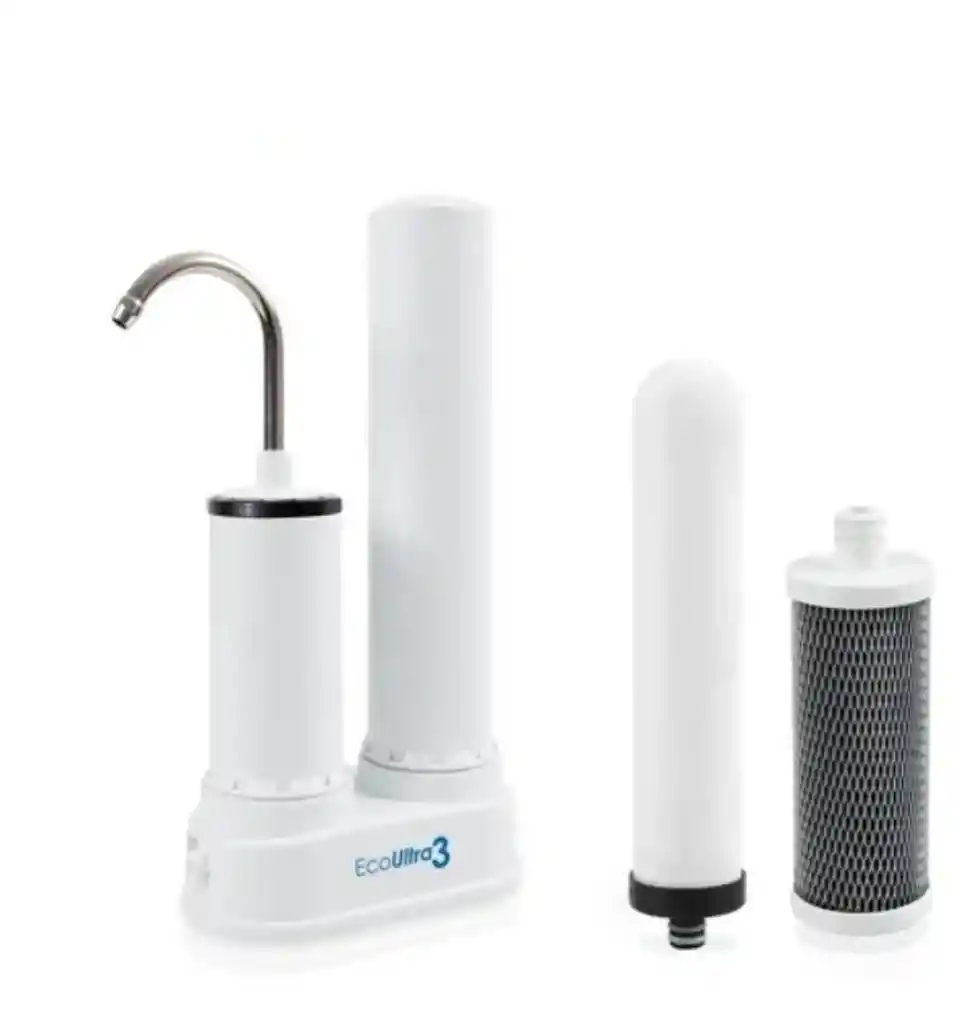 Filtro Purificador Agua Ecoultra3 Mas Kit 2 Repuestos Ecotrade