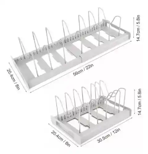 Organizador Para Tapas Ollas Platos Separadores Ajustable