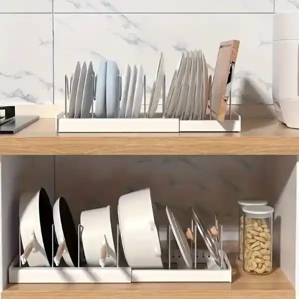 Organizador Para Tapas Ollas Platos Separadores Ajustable