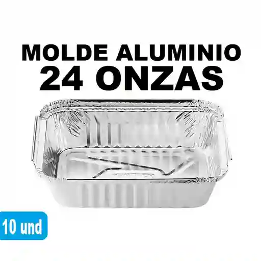 Darnel Molde De Aluminio 24onz X 10und