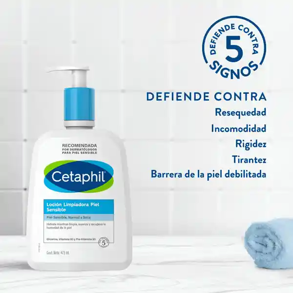 Loción Limpiadora Cetaphil Piel Sensible 473ml