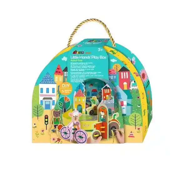 Juego Didáctico Caja Creativa Manualidades 3d Para Niños