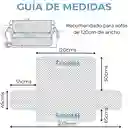 Protector Sofá Forro Mueble Doble Faz 3 Puestos Reversible