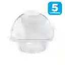 Contenedor Cupcakes Vi-1a Base 6cm X 5und