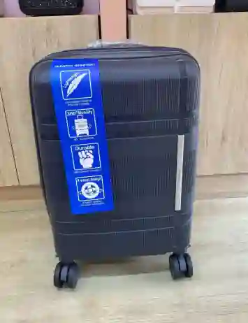 Maleta 8kg Expandible Negro