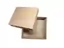 Caja De Regalo Lisa Tapa Base Kraft Micro - Corrugado 22x20x20cm
