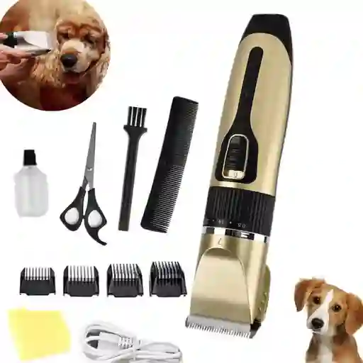 Maquina De Peluquería Canina Kit Mascotas Inalámbrica Full Mascotas