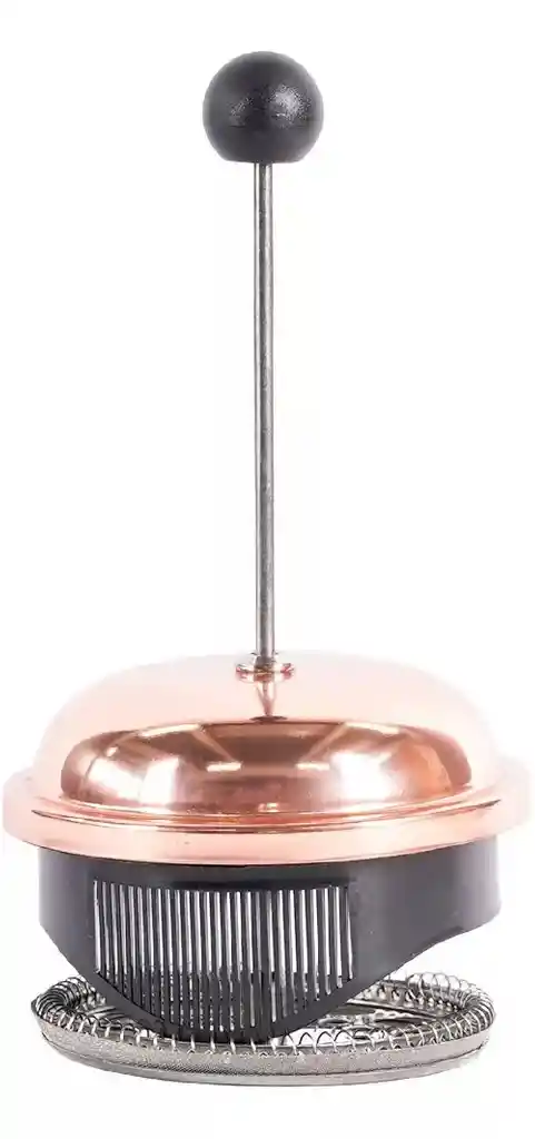 Cafetera Prensa Francesa- 600ml - En Vidrio - Color Oro Rosa