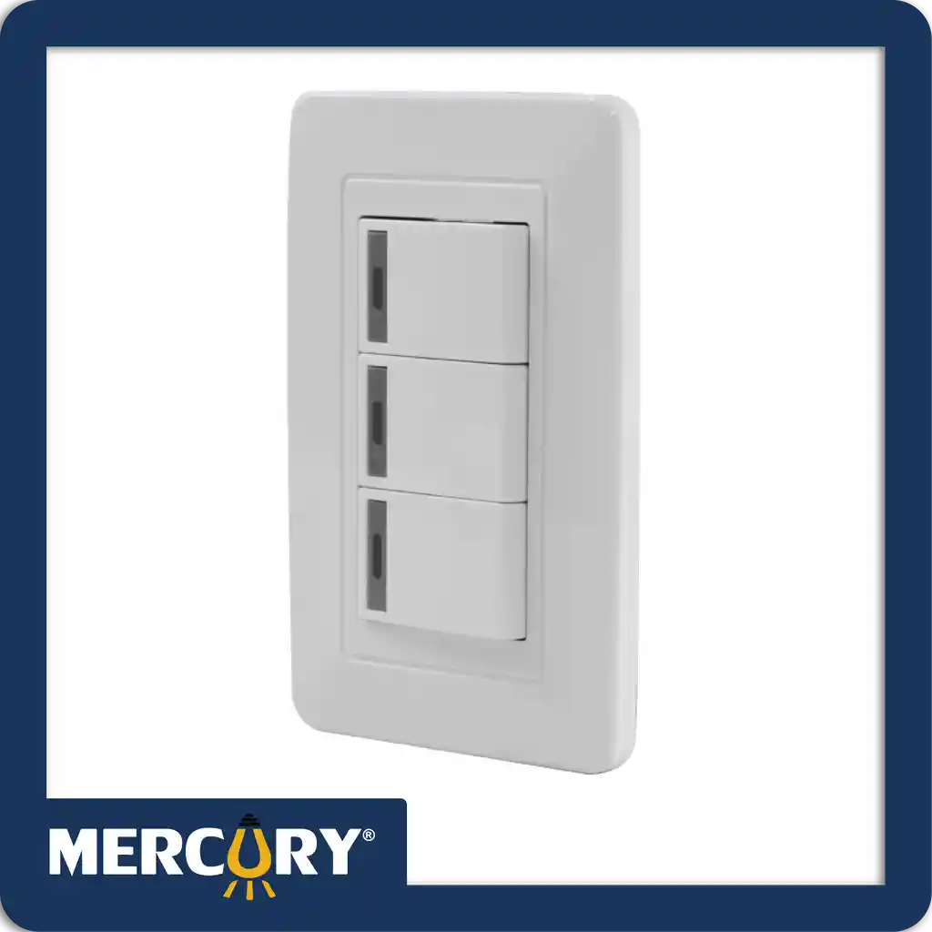 Interruptor Triple Marca Mercury