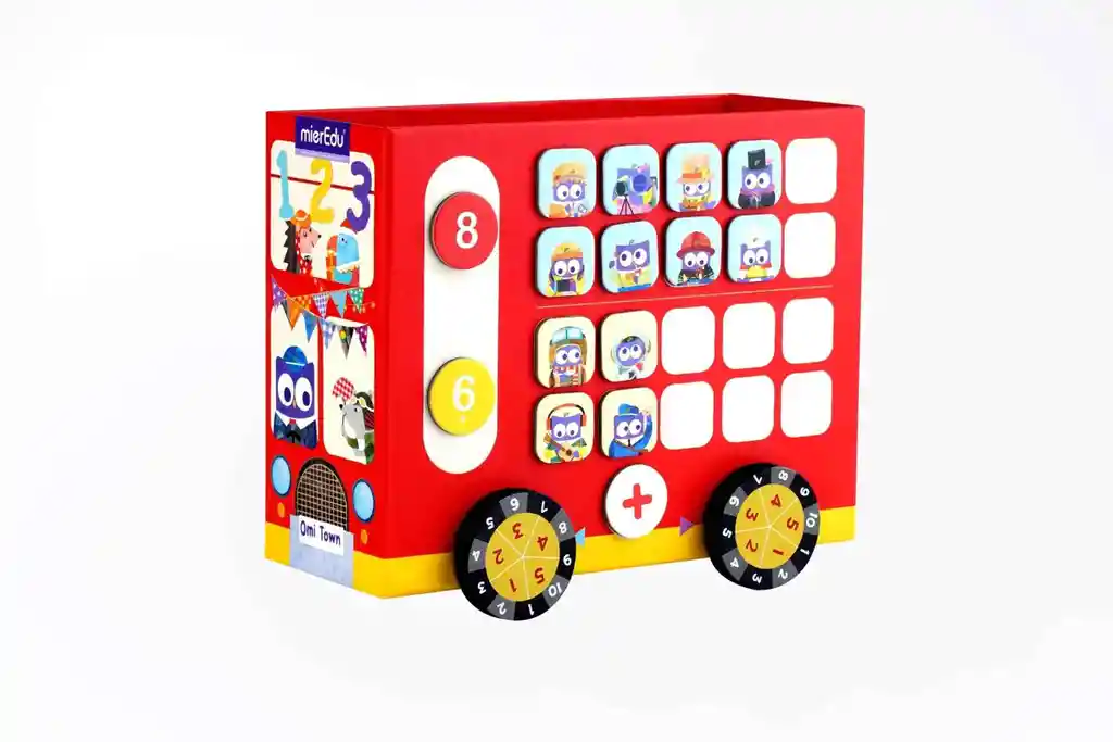 Juego Didáctico Autobús Matemático Para Niños
