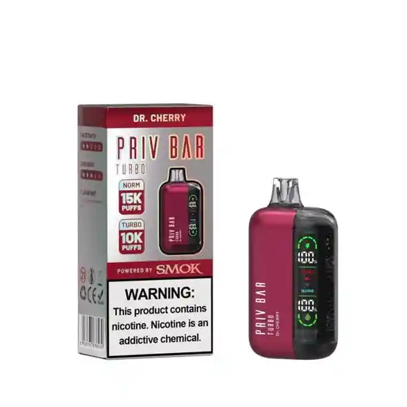 Vaporizador Priv Bar 15.000 Puffs Dr. Cherry