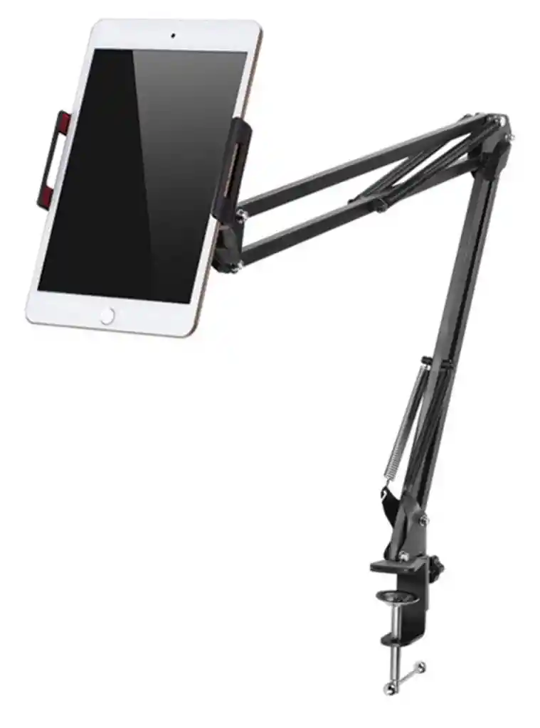 Soporte Brazo Articulado De Suspensión Metálica Con Rosca 1/4 Para Celular, Tablet Y Más
